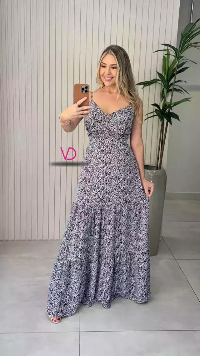 Vestido Mônica  Estampado