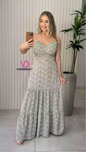 Vestido Mônica  Estampado